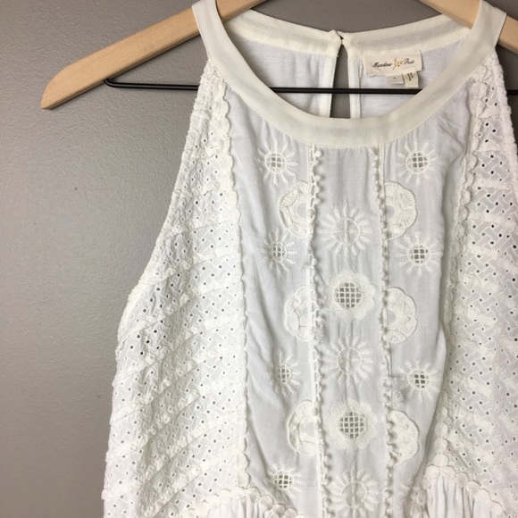 Anthropologie Meadow Rue Embroidered Empire Halter - Picture 4 of 5